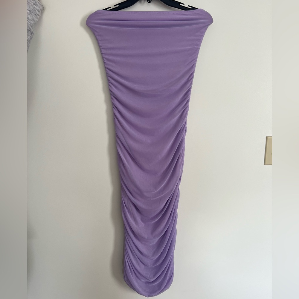 Lilac Strapless Dress